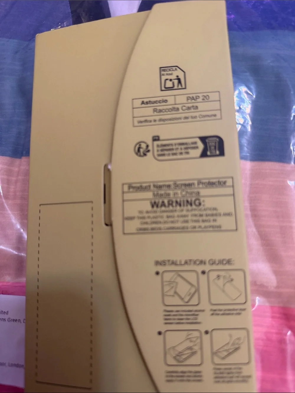 Premium Tempered Screen Protector for iPhone 11 Pro - Yellow